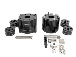 Kit d'entretoises pour ressorts en acier Rennline Lift Kit 75 mm. Porsche 955 Cayenne / 957 Cayenne - 95534307110, 95534301800, 95533307100, 95533301900 - S182